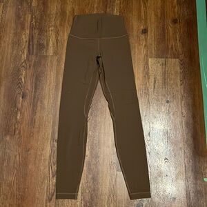 Brown Lululemon align,28 length. Good condition